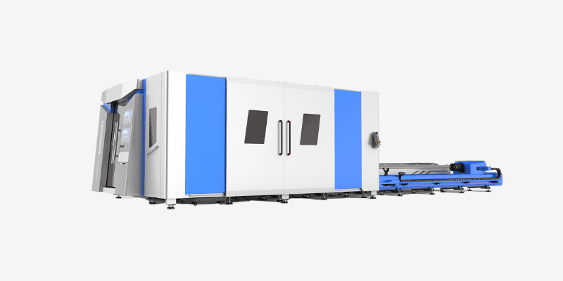 Dual Platforms Full Enclosure Sheet Metal & Tube Laser Cutting Machine