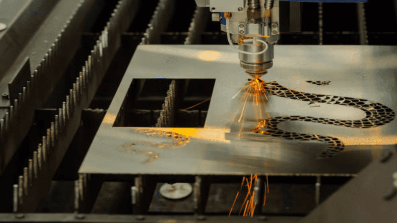 complex metal sheet laser cutting