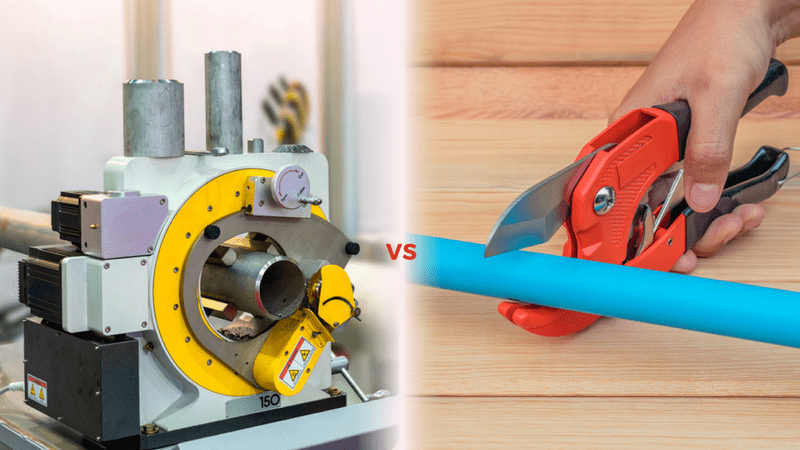 Manual VS. Automated pipe cutting