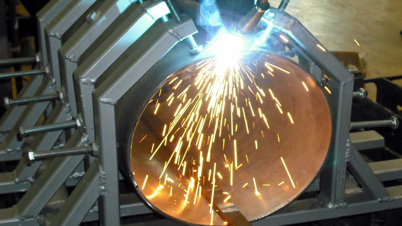 Fiber Laser Welding of a Metal Tube