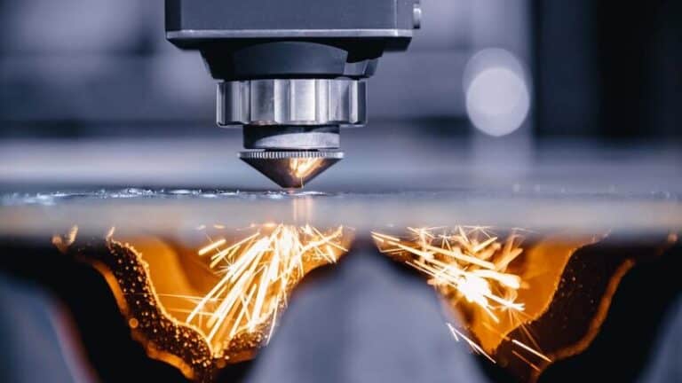 laser cutting steel