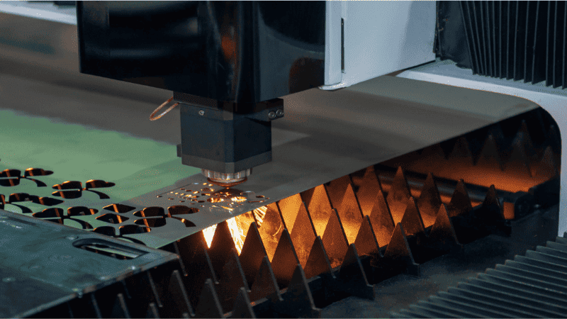 laser cutting process