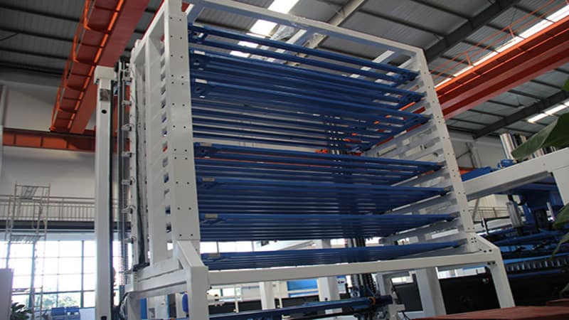 warehouse system of fiber laser
