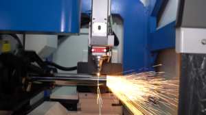 Baison fiber laser cutting metal machine head.