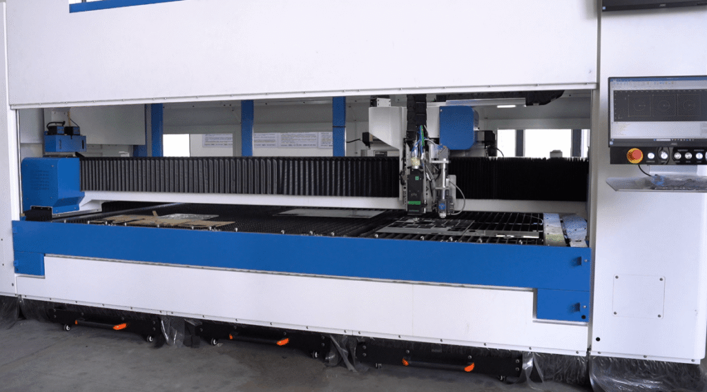 Industrial CO2 laser cutting machine flatbed