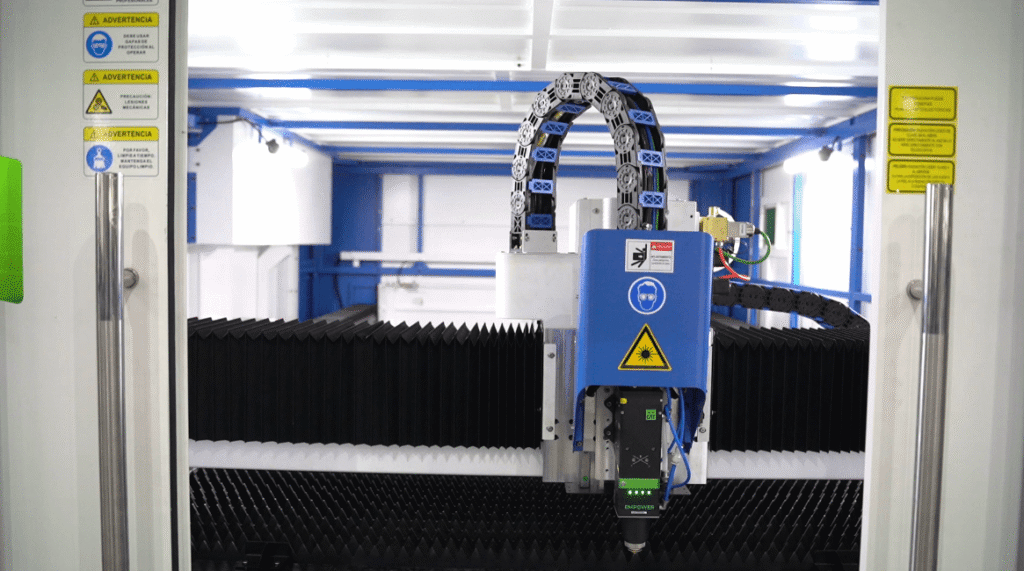 Baison fiber laser cutting head interior