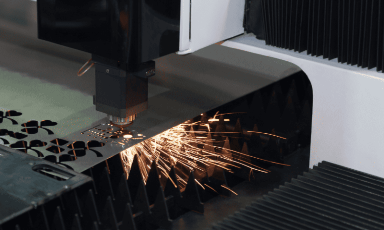 Laser cutting sheet metal