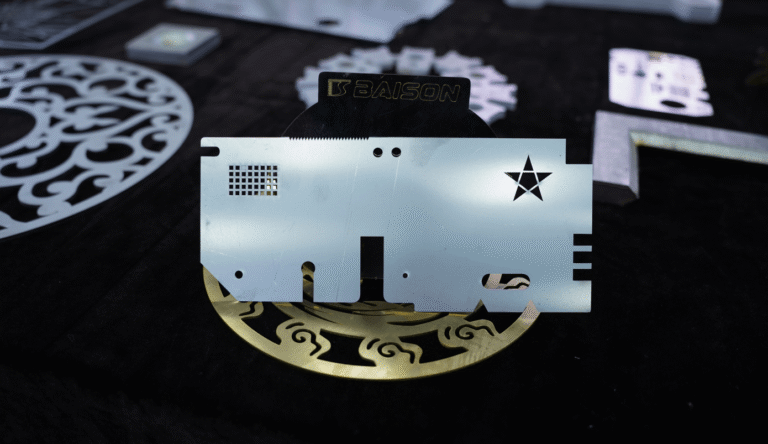 Baison precision metal cut sample