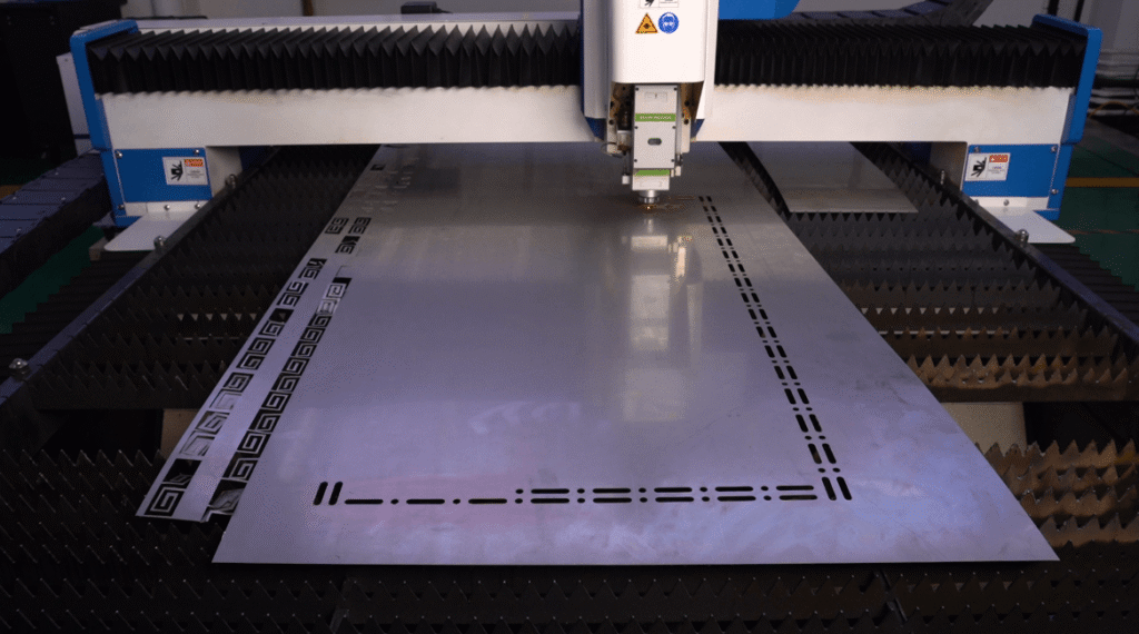 Laser cutting stainless steel sheet with precision parameters
