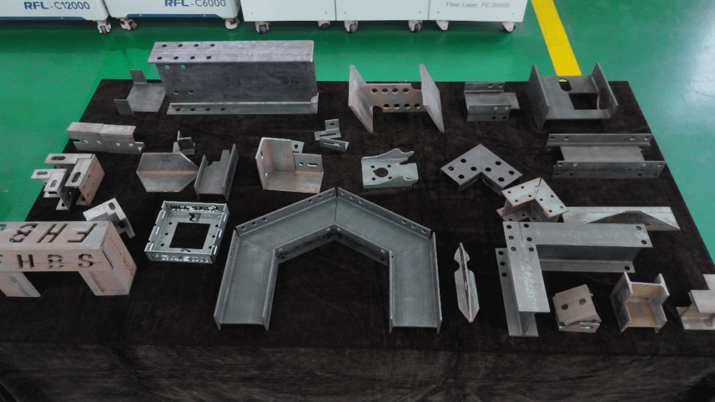 Baison laser cut structural parts