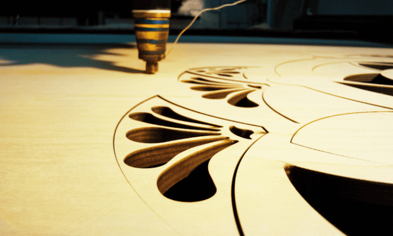 laser cutting wood