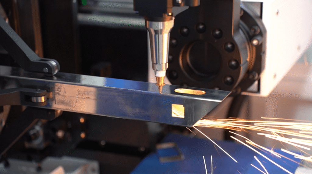 Laser cutting profile