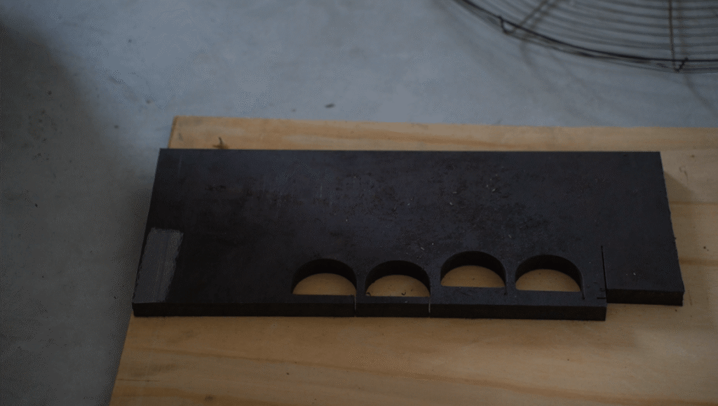 After metal plate laser cleaning