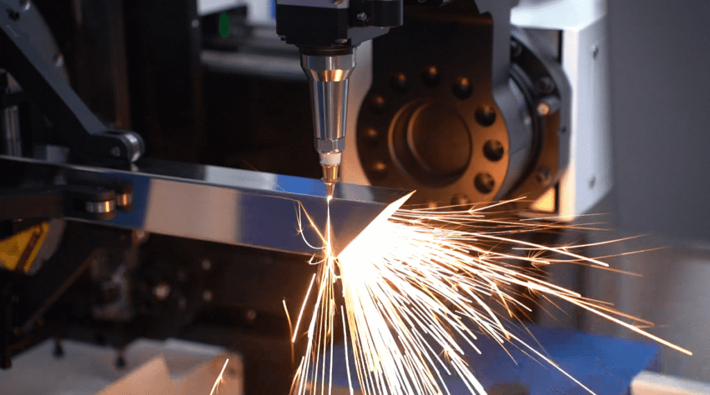 Baison laser cutting machine processing sheet metal