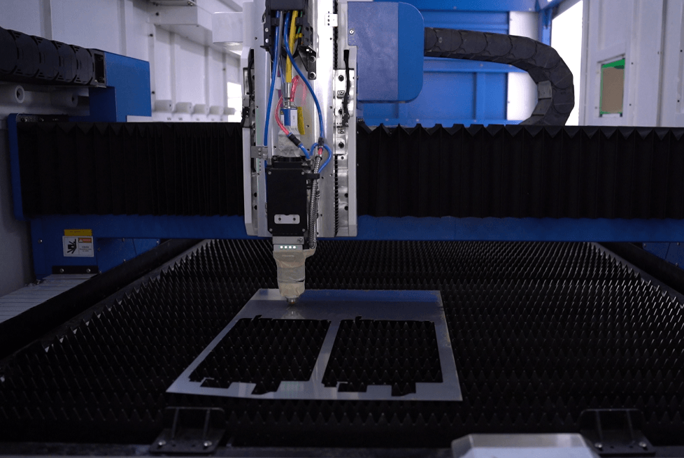 Industrielle Laserschneidmaschine