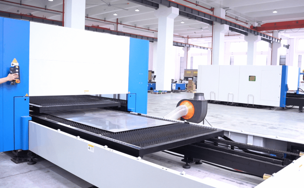 Exchange table laser cutting machine