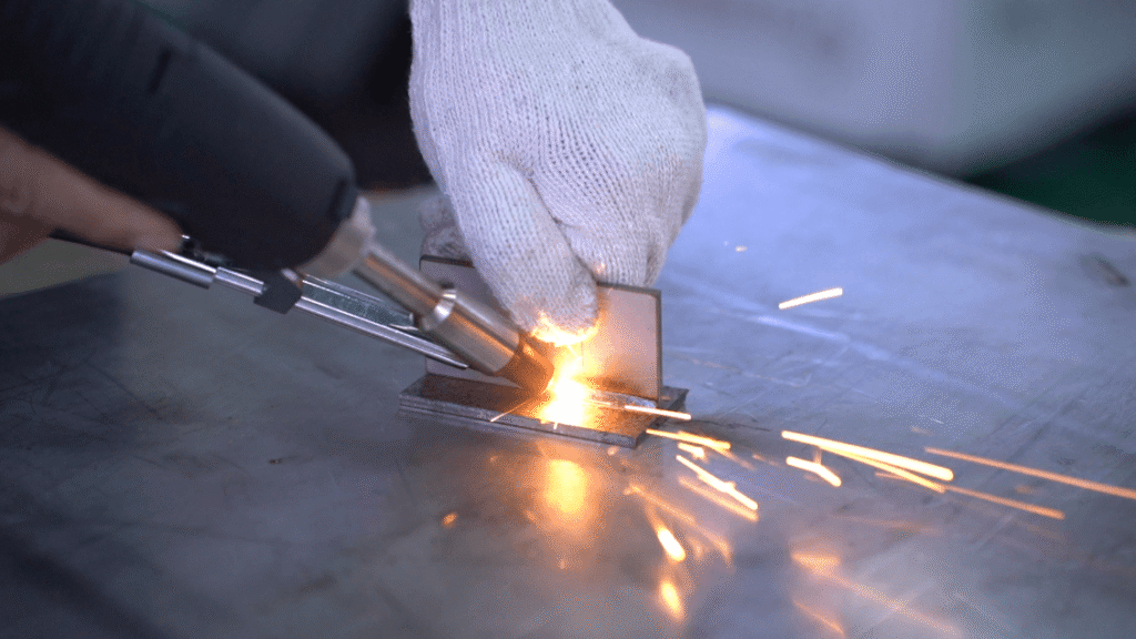 Laser welder steel pipe welding result