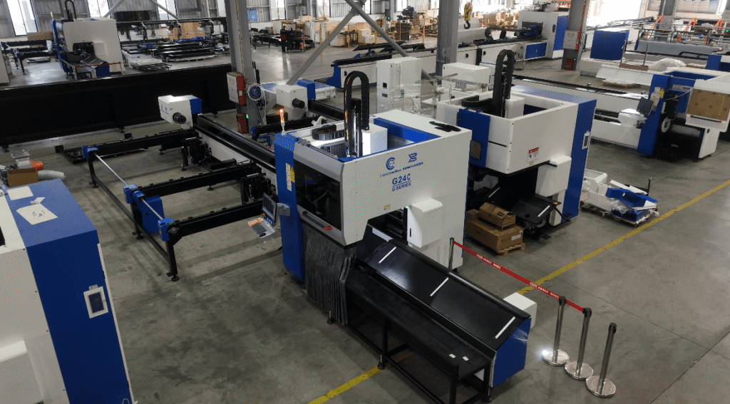 Baison G24C laser cutting machine enclosure.
