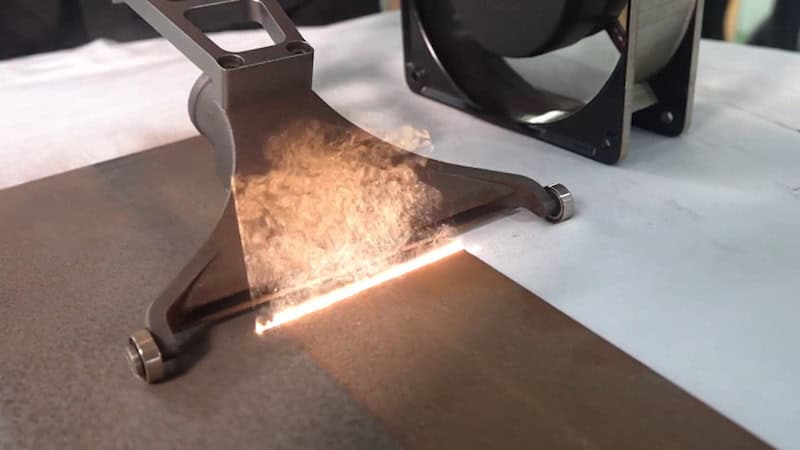Laserreinigung von Rost