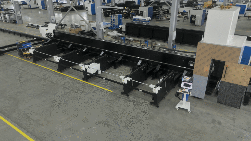 CNC control software interface and processing screen close-up.