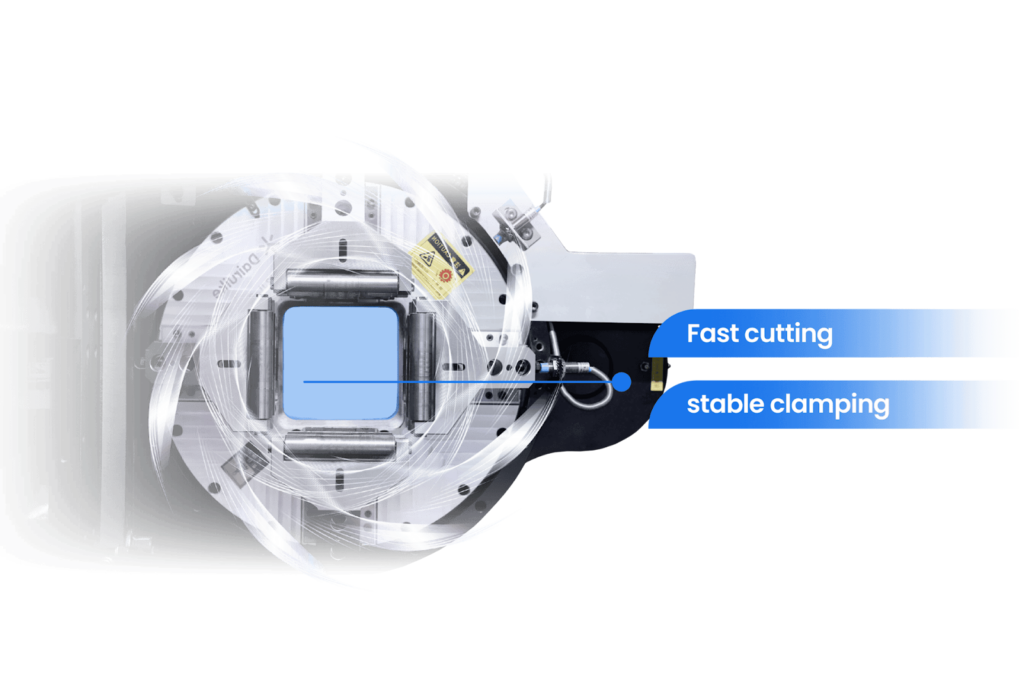 Fast Cutting with Stable Clamping