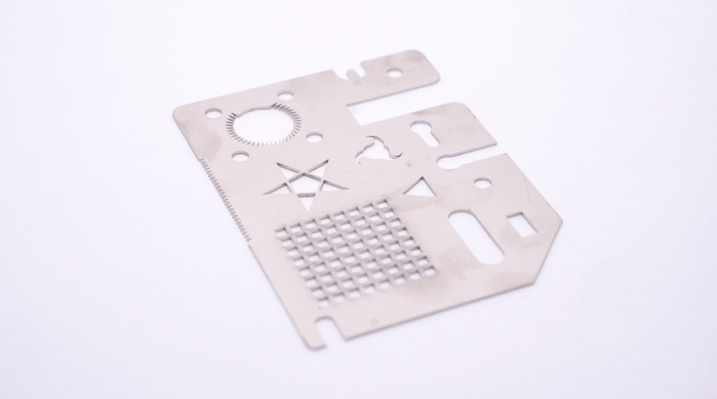 Precision laser-cut metal hollow part