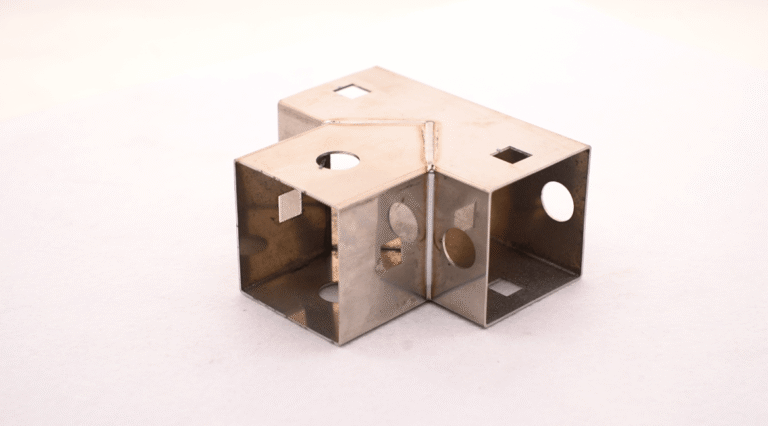 Laser welded stainless steel custom joint part