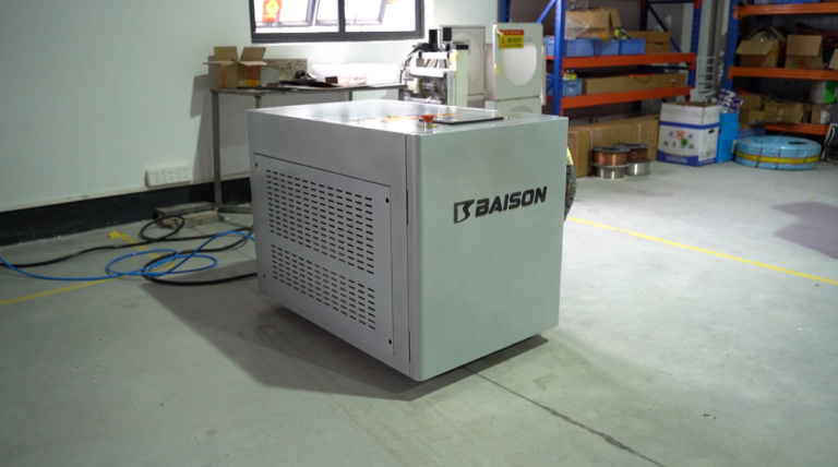 BAISON laser cleaning machine front view
