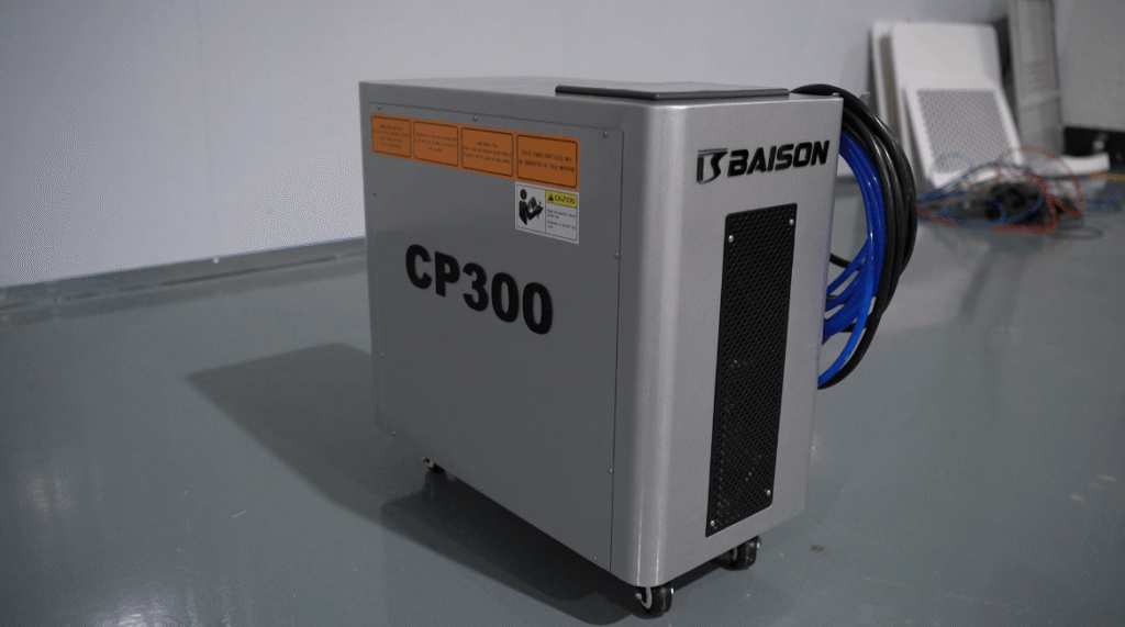 BAISON CP300 compact portable laser cleaning machine.
