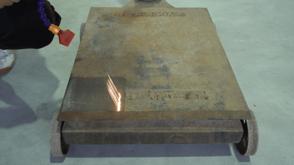 handheld laser cleaning scale base rust