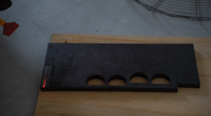 laser cutting perforated metal plate