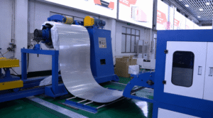 Baison metal coil uncoiler for fiber laser cutting system
