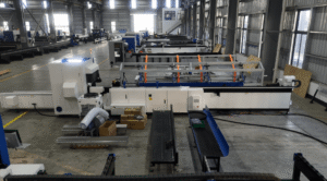 Panorama of industrial laser tube cutting machine