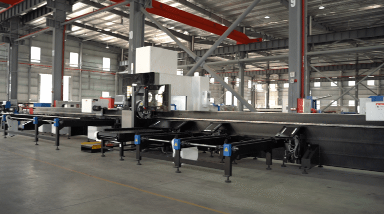 Baison V24ESSP industrial laser tube cutting machine in factory