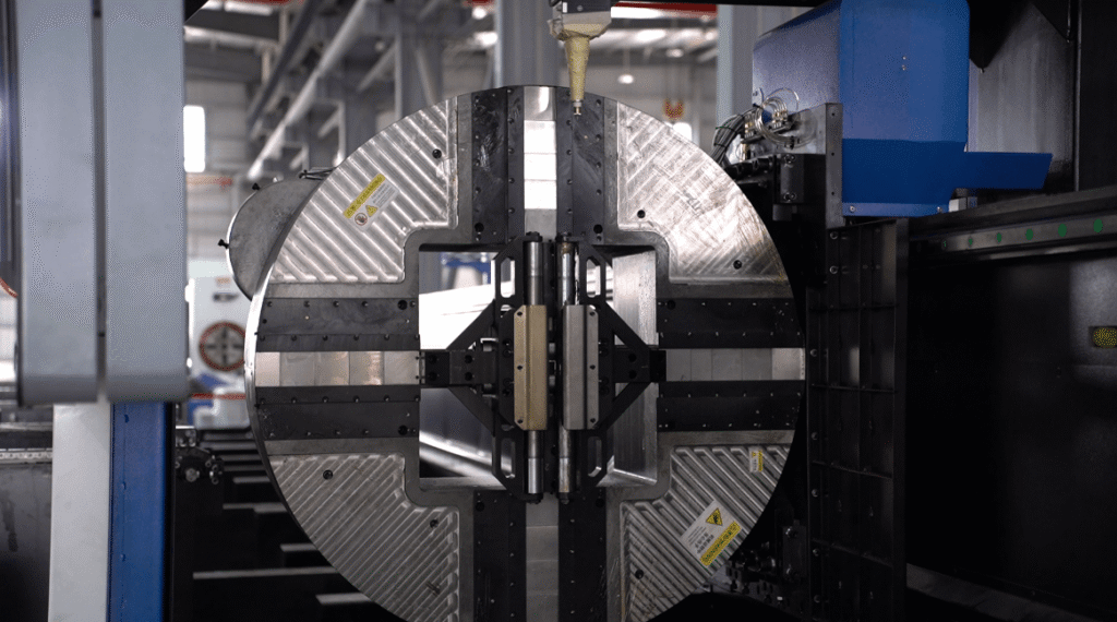 Baison laser tube cutter heavy-duty chuck mechanism
