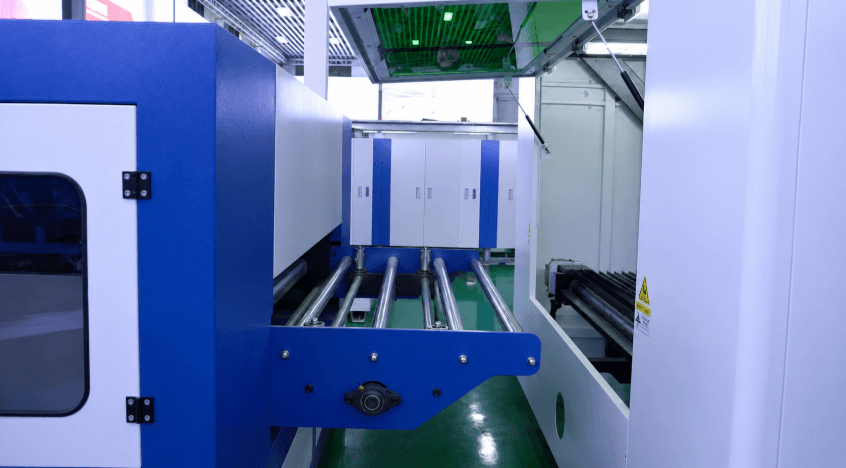 Baison laser cutter automated roller feeding platform
