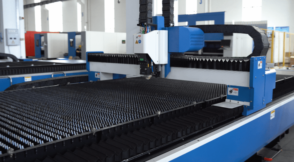 Fiber laser cutting machine bed