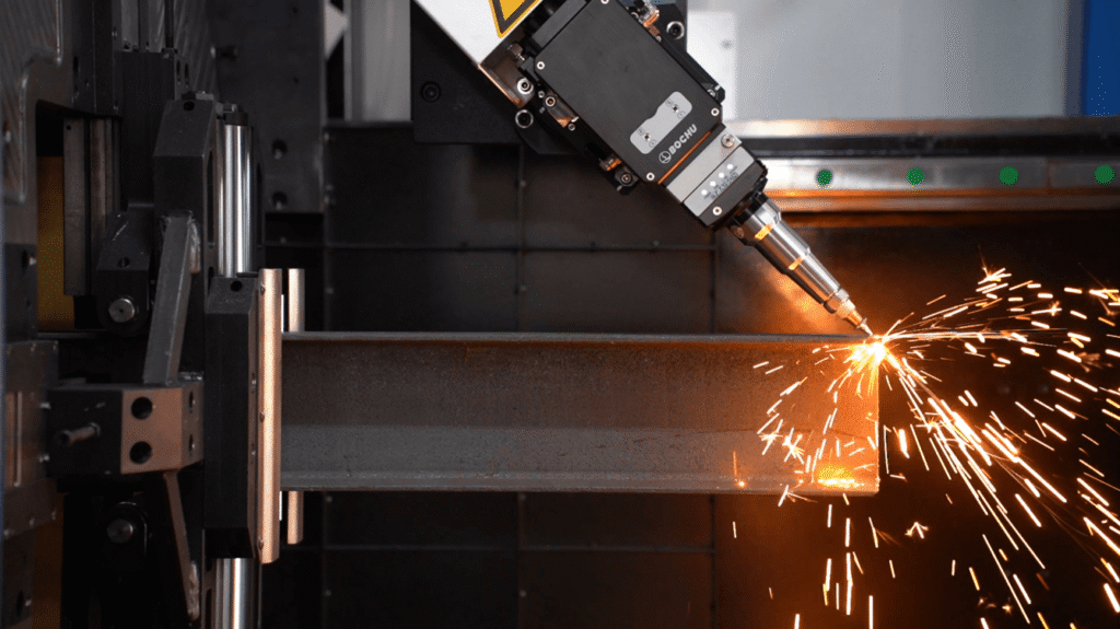Baison laser cutting steel profile