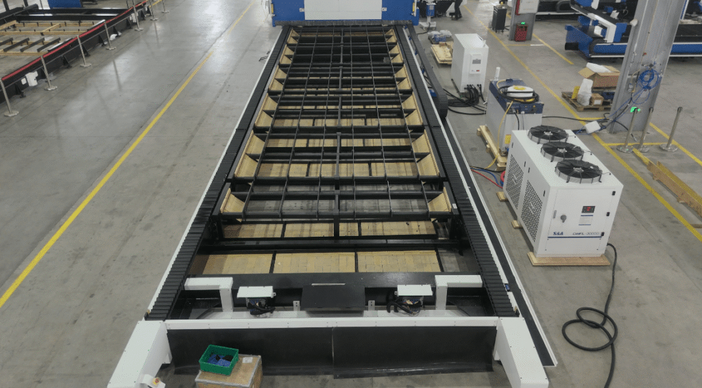 Baison industrial laser chiller and cutting bed