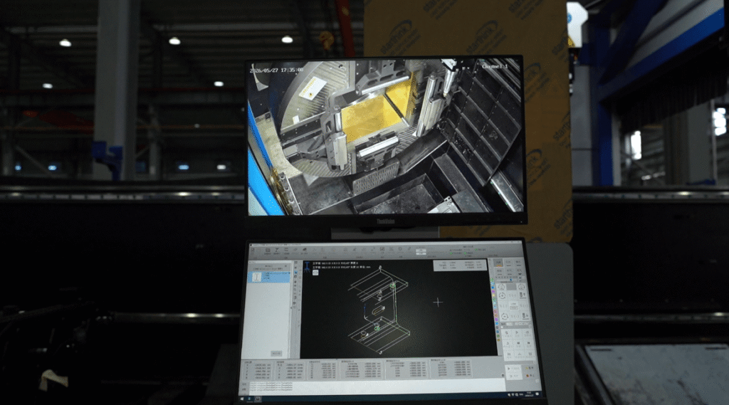 Baison laser machine CNC control screen