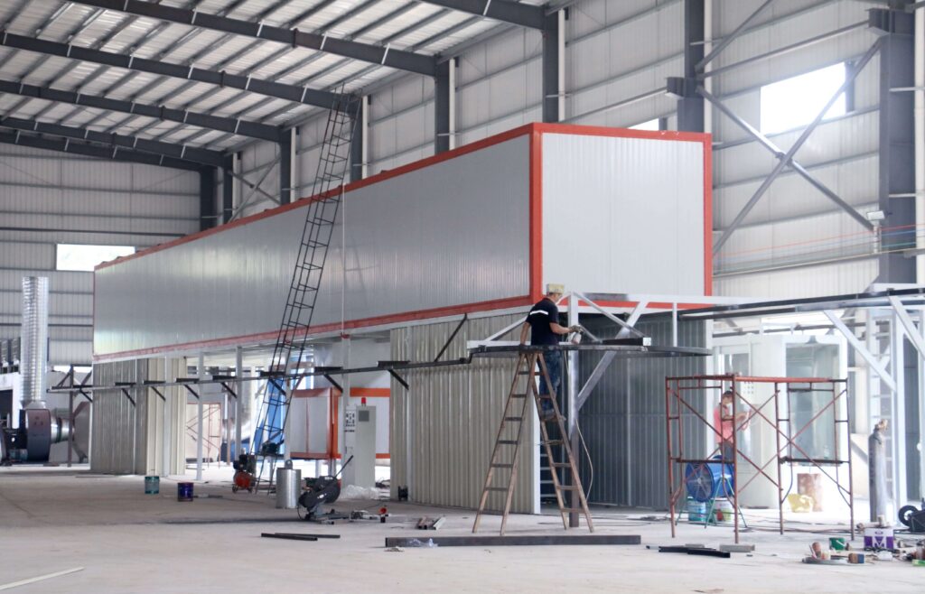 Baison automated electrostatic coating line