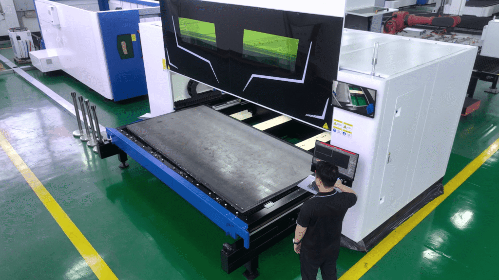 Operator adjusting machine