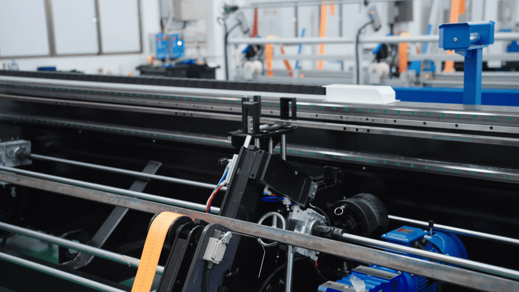 Tube laser follow-up support