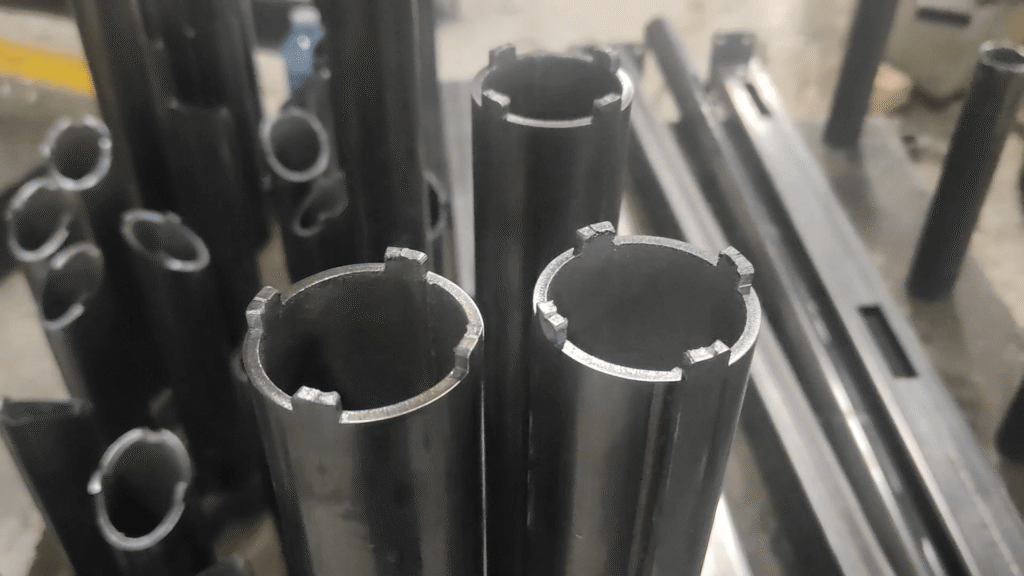 Precision cut metal tubes and hollow profiles