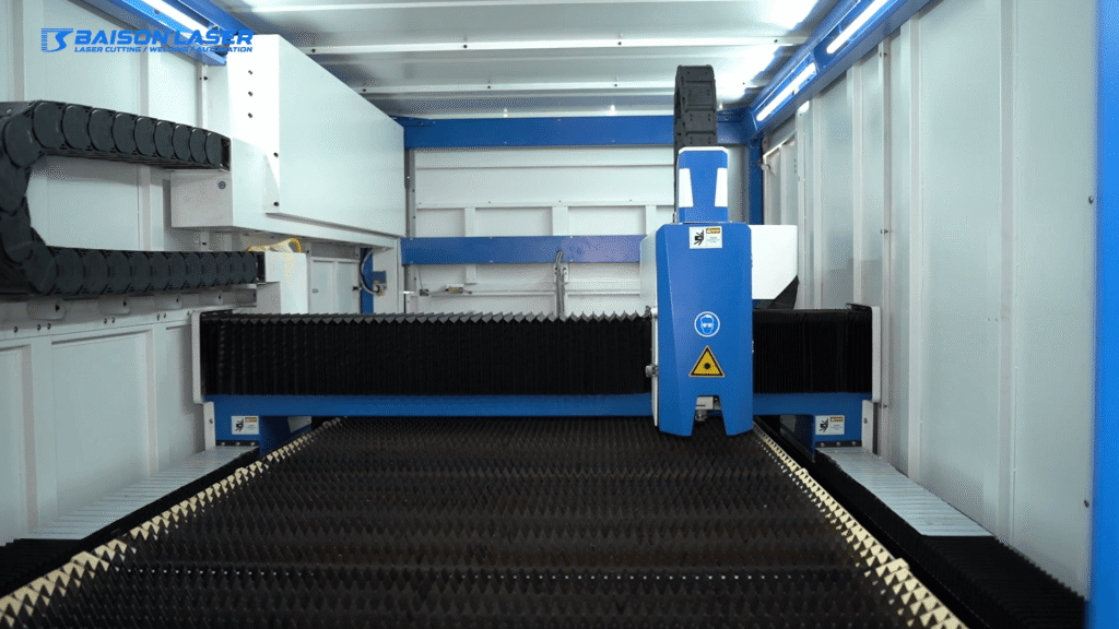 Baison SH3A fiber laser cutter internal structure