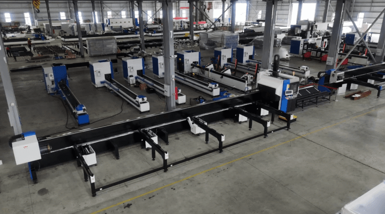 Baison Heavy Duty Laser Tube Cutter Factory Overview