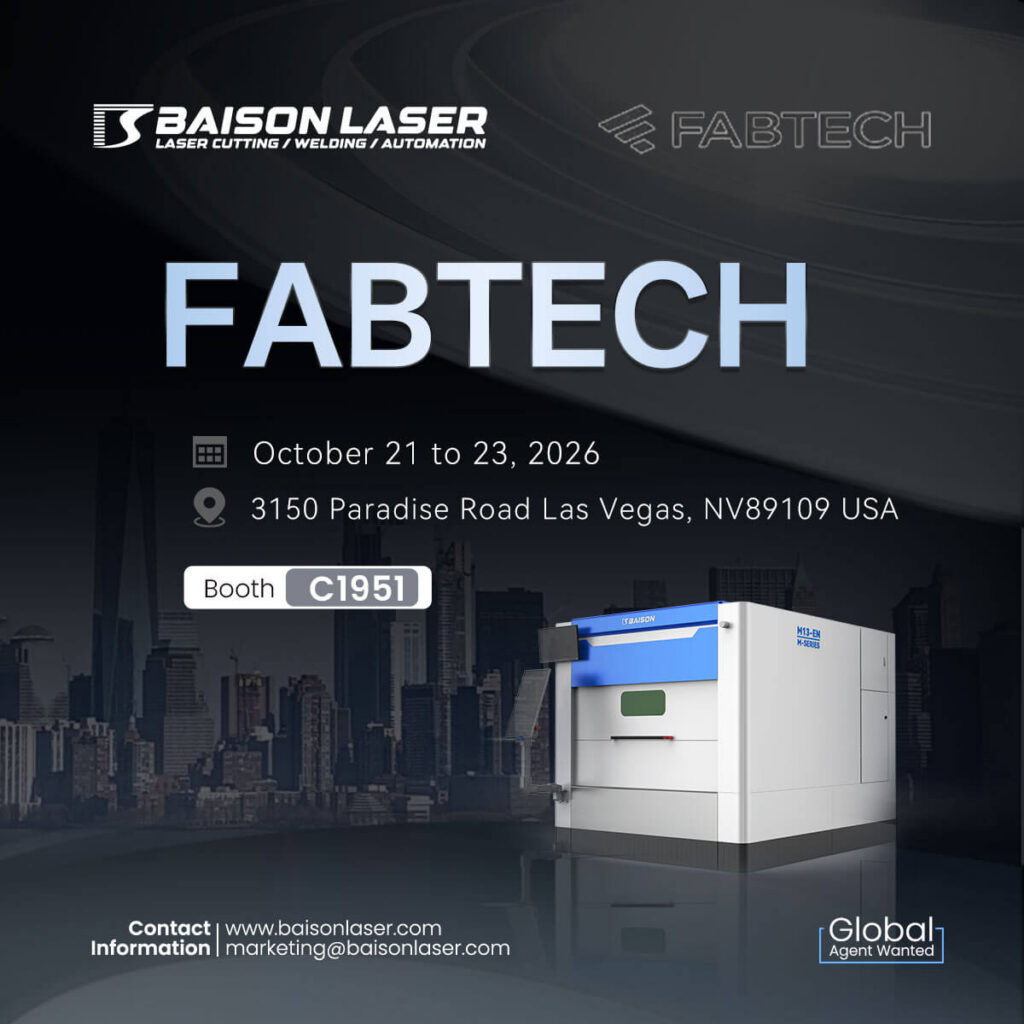 Baison Laser exhibiting at FABTECH 2026 Booth C1951
