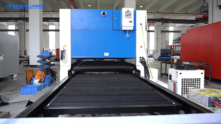 Baison ST3A high-precision fiber laser cutter with exchange table