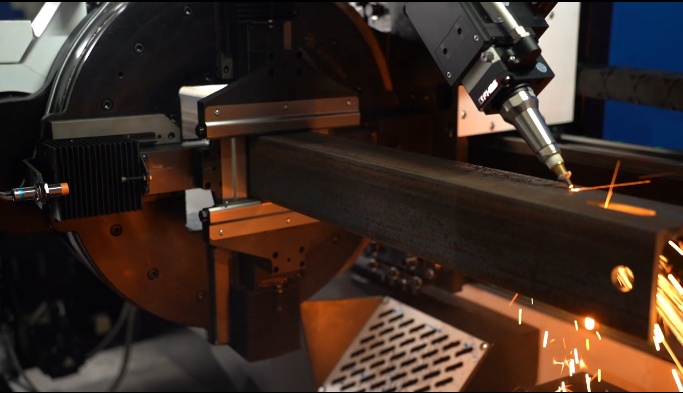 G24CP laser tube bevel cutting process