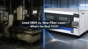 Used OEM laser cutter vs new Baison fiber laser cutter TCO comparison